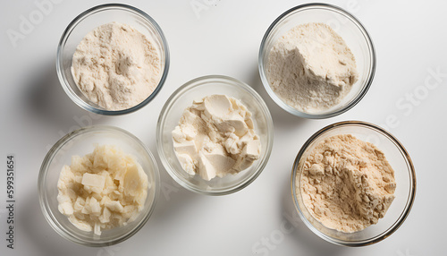 Bake with the best ingredients, a set of organic flour and glucose.