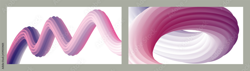 Abstract volumetric background. Cords. set of two illustrations. Toothpaste in a tube. Minimalism. Creative modern background. Cover design, wallpaper, background. eps vector. Abstract volumetric background. Cords. set of two illustrations. Toothpaste in a tube. Minimalism. Creative modern background. Cover design, wallpaper, background. eps vector.