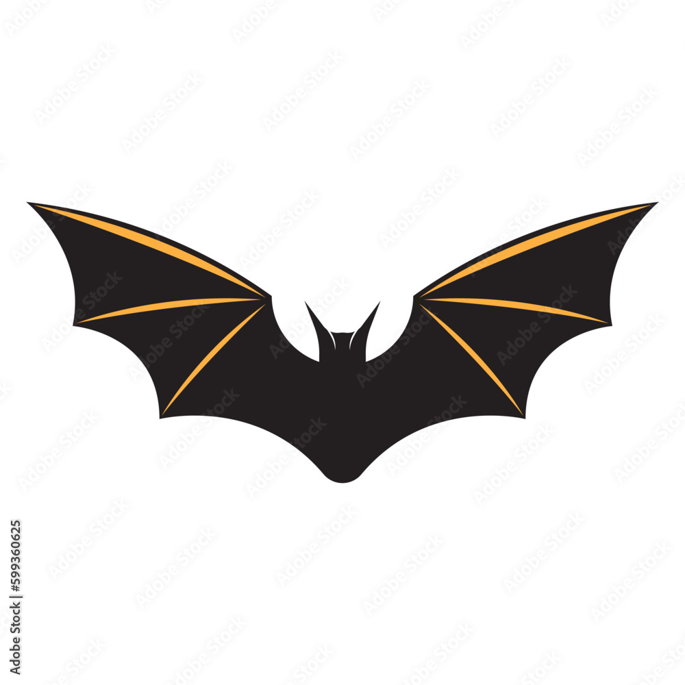 Fototapeta premium Bat vector icon