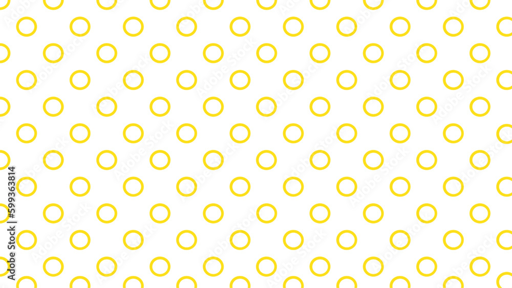 White background with yellow circles