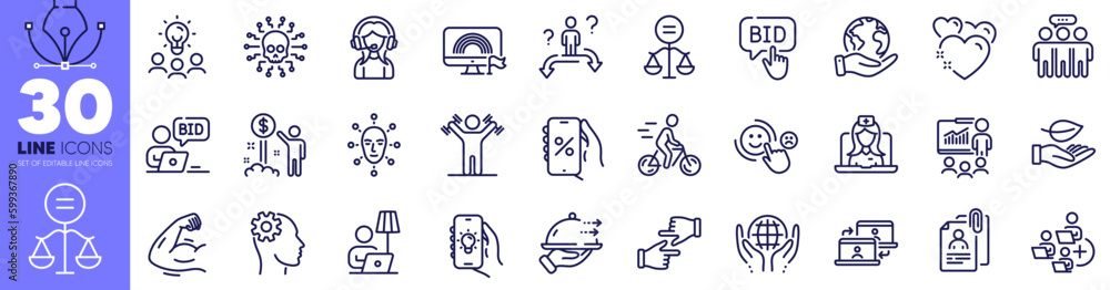 Lgbt, Food delivery and Engineering line icons pack. Floor lamp, Business choice, Employees group web icon. Dumbbells workout, Presentation, Cyber attack pictogram. Discounts app. Vector Lgbt, Food delivery and Engineering line icons pack. Floor lamp, Business choice, Employees group web icon. Dumbbells workout, Presentation, Cyber attack pictogram. Discounts app. Vector