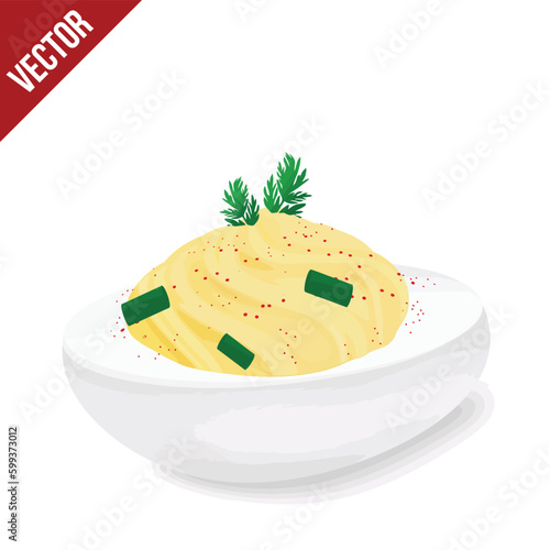 Realistic deviled egg