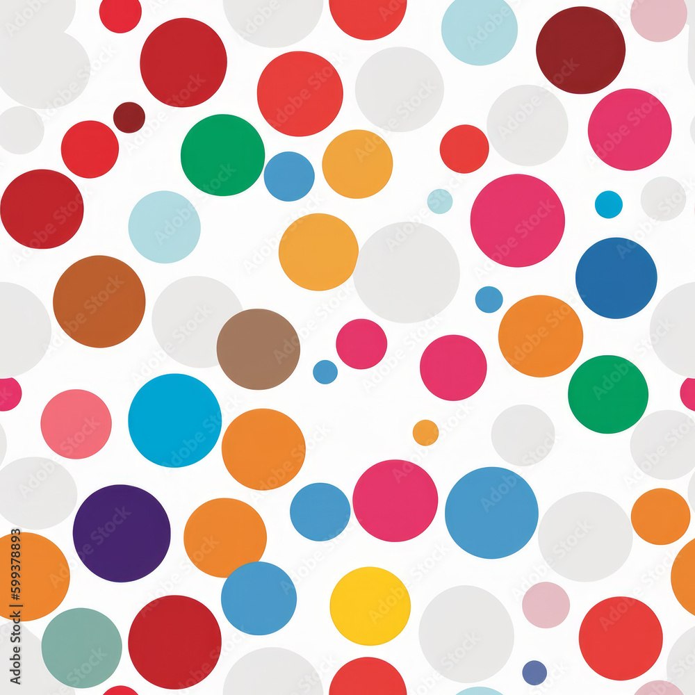 Polka dots seamless tile Polka dots seamless tile