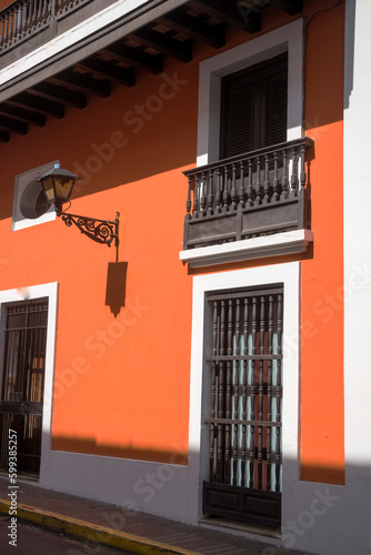 Old spanish house in San Juan,Puerto rico