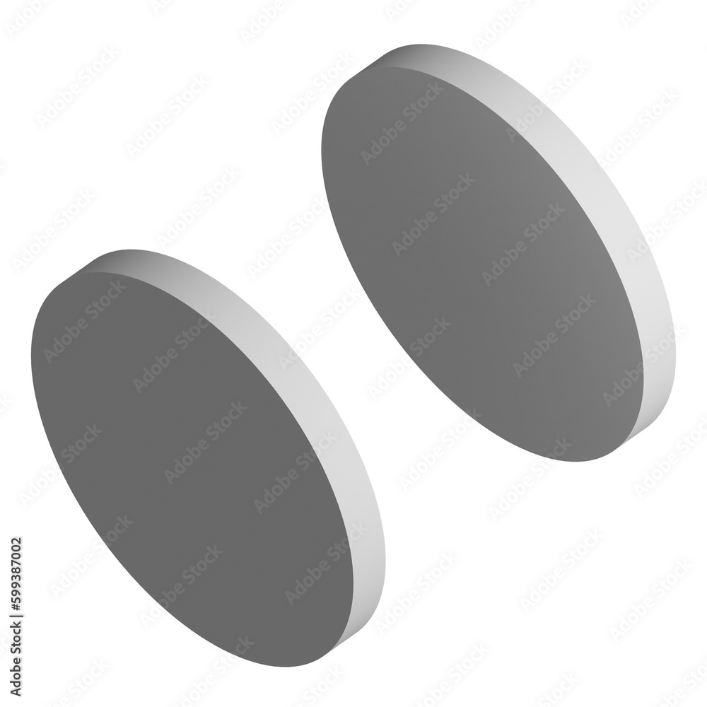 3d cylinder icon design. Business presentation infographic graph element. 3d cylinder icon design. Business presentation infographic graph element.