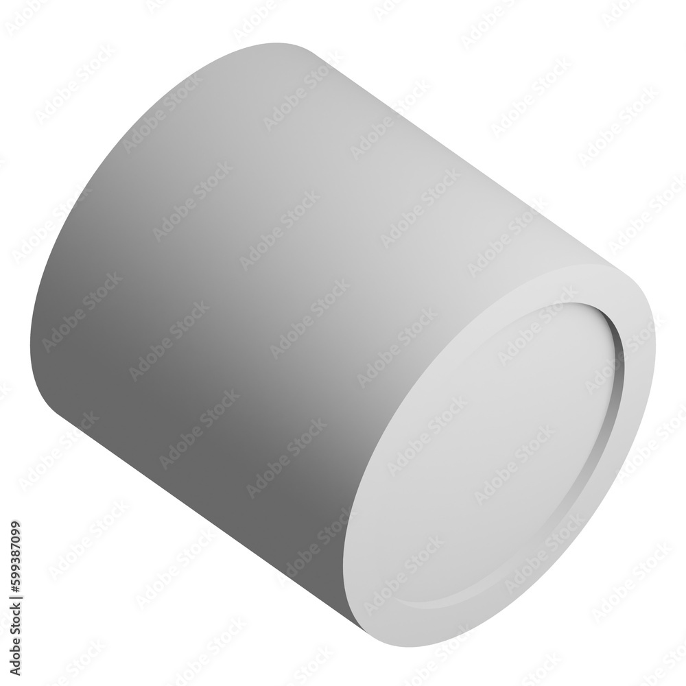 3d cylinder icon design. Business presentation infographic graph element. 3d cylinder icon design. Business presentation infographic graph element.