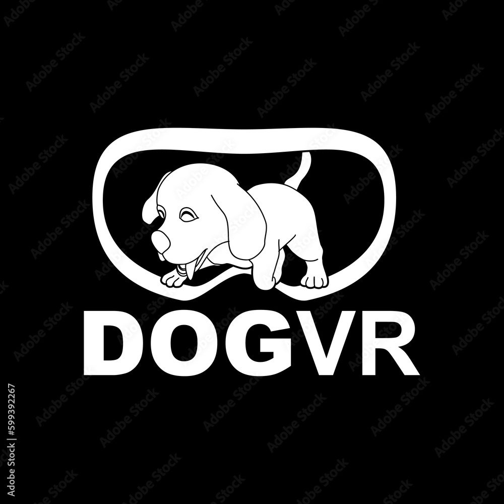 dogvr logo vector best design