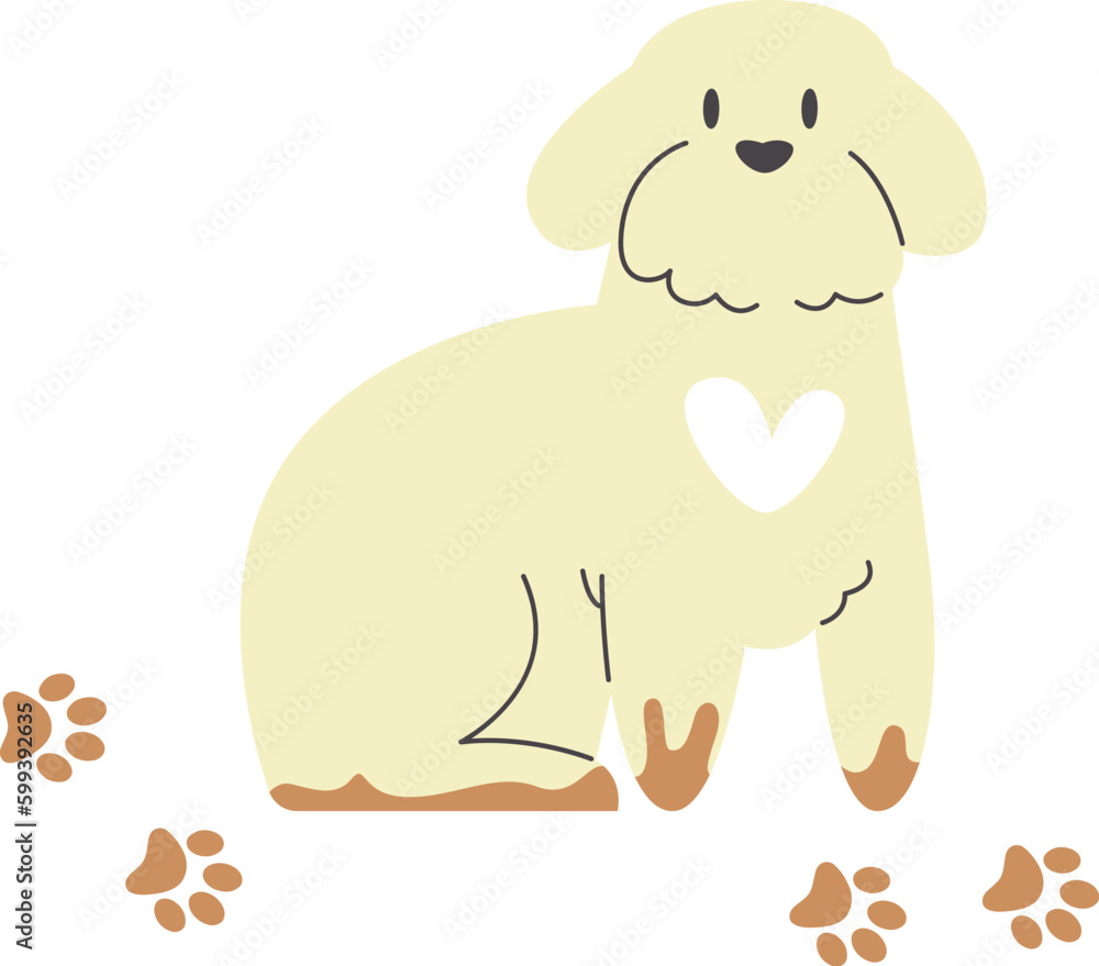 Dog With Dirty Paws Dog With Dirty Paws