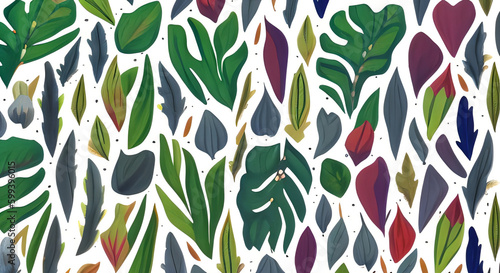  leaf pattern with generative ai