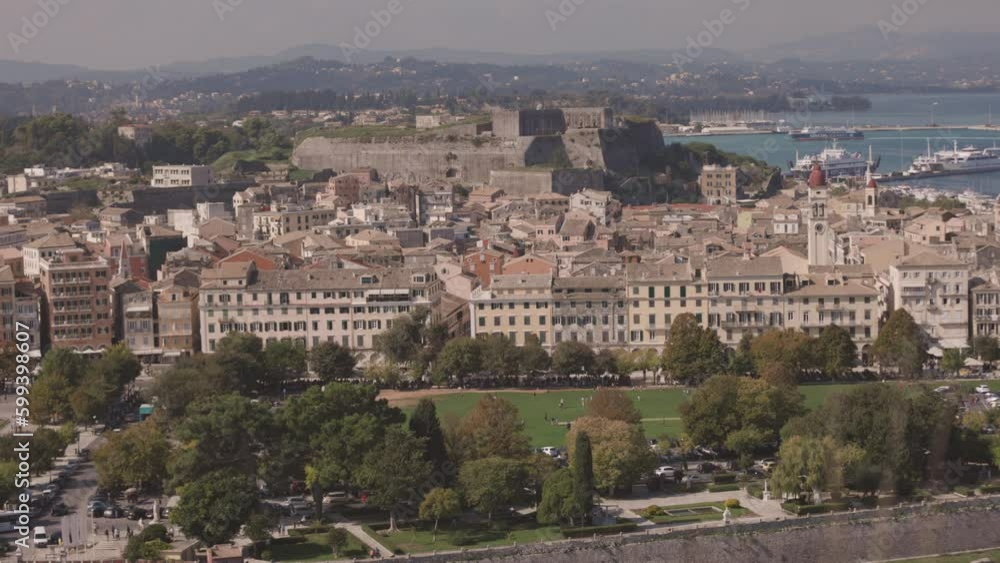 New Venetian fortress in Corfu Greece New Venetian fortress in Corfu Greece