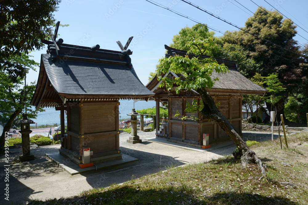 白髭神社　内宮・三社　滋賀県高島市鵜川