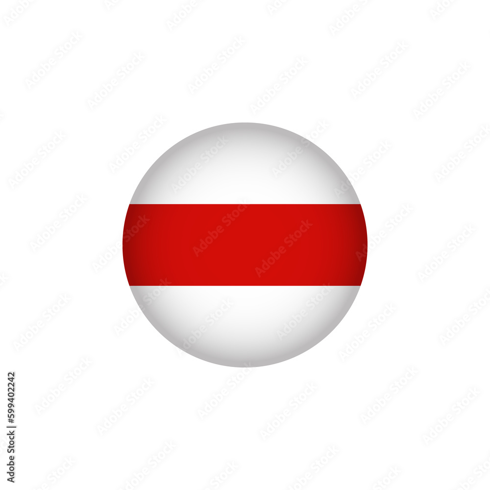 Belarus Europe Flag Icon. European Country Circled Flag. Stock Graphics Element Belarus Europe Flag Icon. European Country Circled Flag. Stock Graphics Element