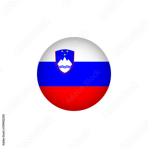 Free Download Slovenia Europe Flag Icon. European Country Circled Flag. Stock Graphics Element - GFXLoad