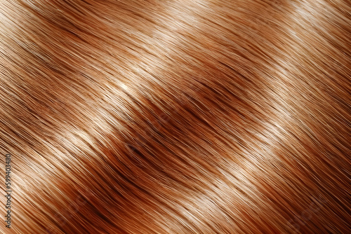 Textura de cabelo liso loiro ruivo photo