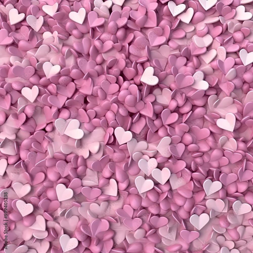 Obraz premium pink rose petals, generative ai