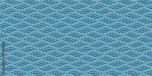 Seamless pattern with waves