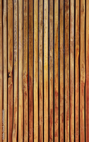 Vertical wooden slats texture for interior decoration, Texture wallpaper background, backdrop Texture. wood texture with natural patterns. 