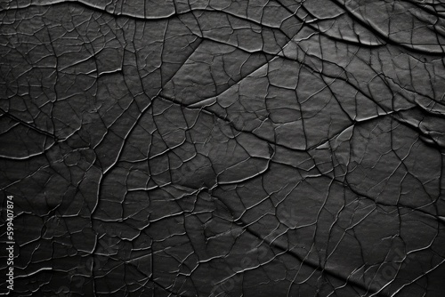 monochromatic image featuring a textured and cracked surface Generative AI