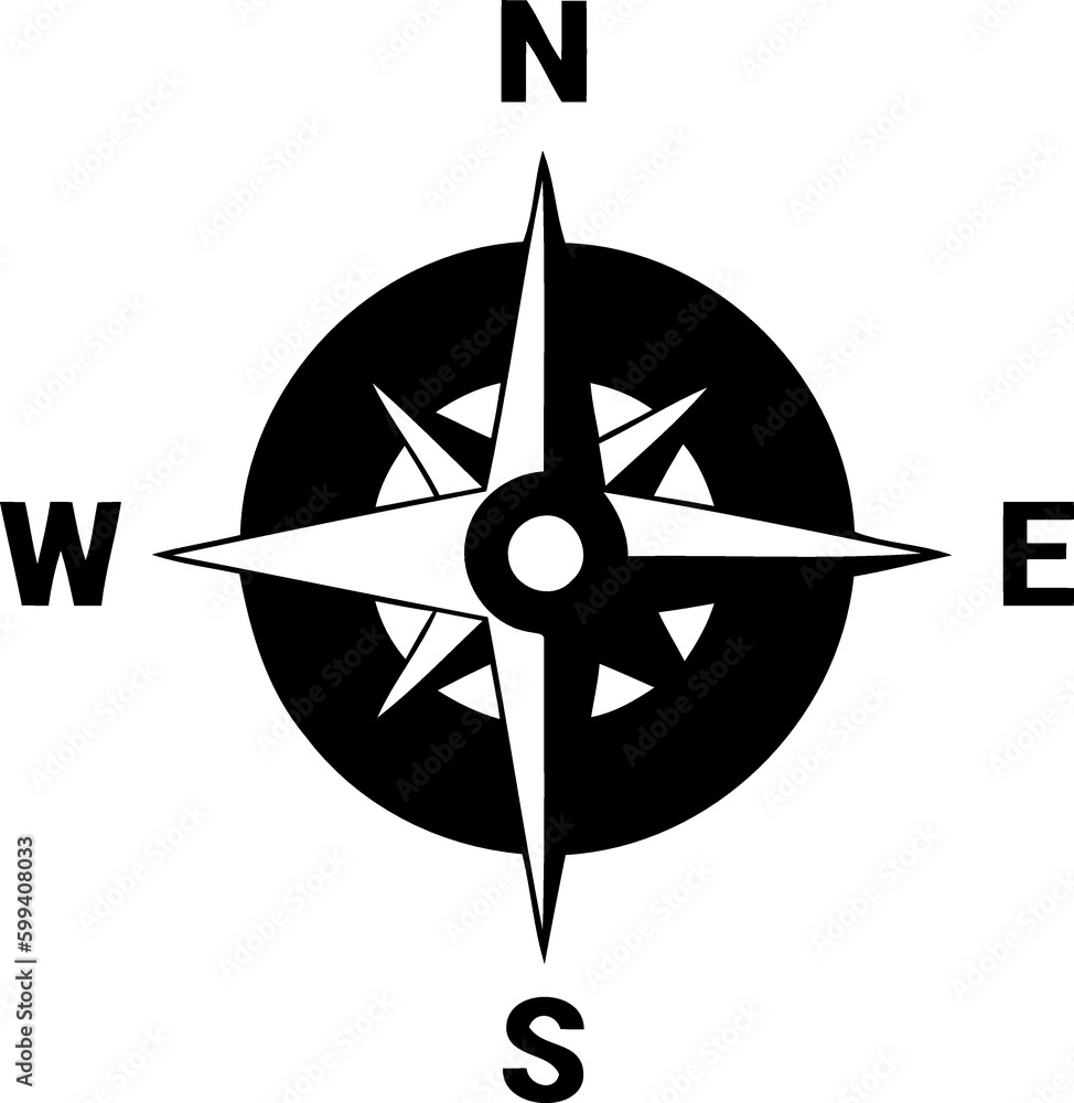 compass wind rose north south east west created with Generative AI technology compass wind rose north south east west created with Generative AI technology