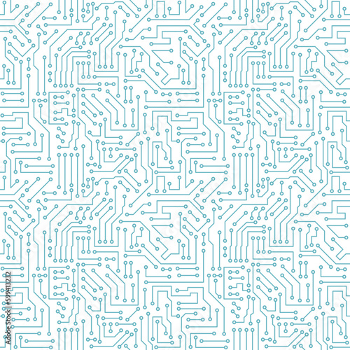 Computer circuit board seamless pattern