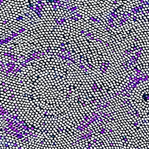 An abstract pattern of interlocking circles in shades of pink and purple, resembling a flower4, Generative AI