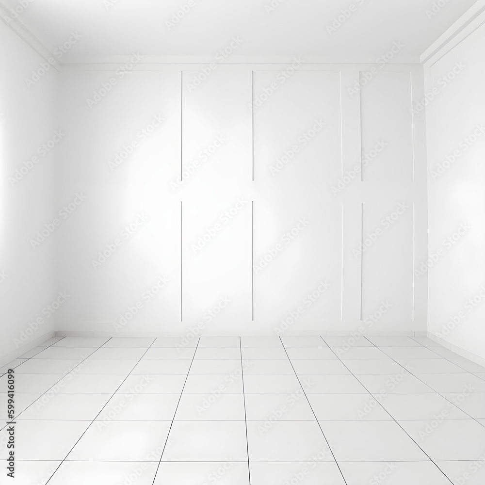 empty white room