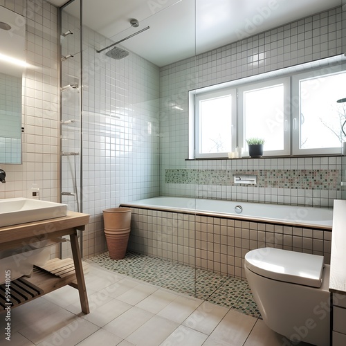 white not modern old bathroom that needs modernising