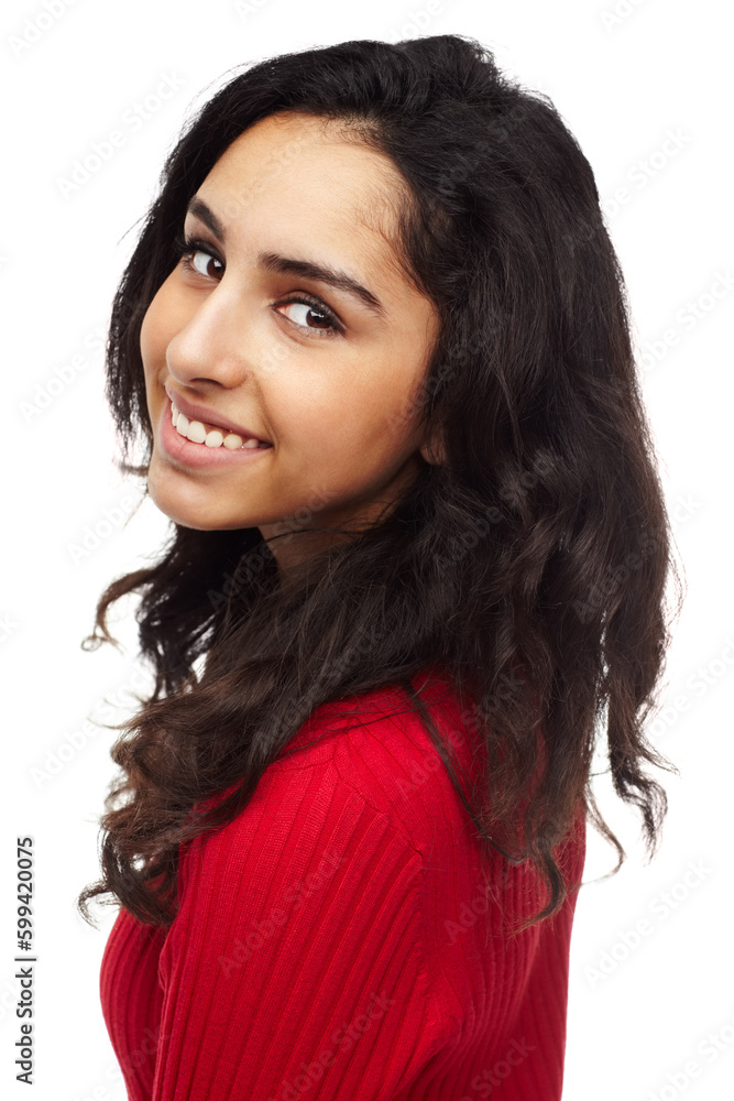 Shes got casual demeanor. a beautiful young woman isolated on white. Shes got casual demeanor. a beautiful young woman isolated on white.