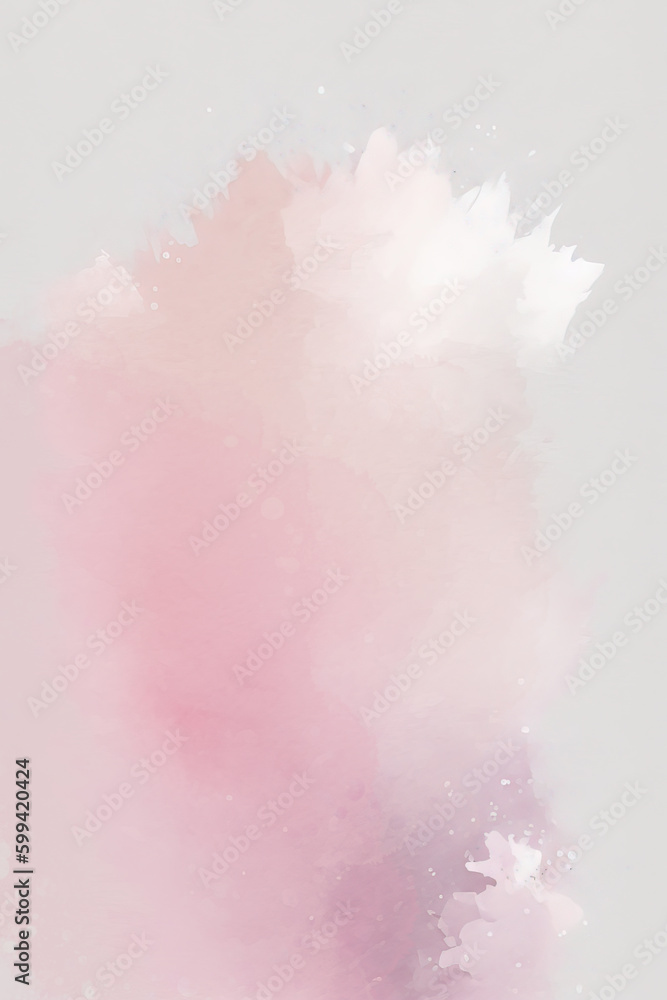 Abstract pink watercolor background. Watercolor background for invitations, cards, posters. Texture, abstract background