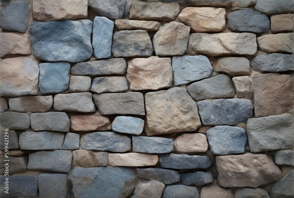 Fototapeta premium stone wall background, generative ai