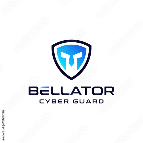 Free Download Strong logo combination of Spartan army armor and shields. It is suitable for security companies. - GFXLoad