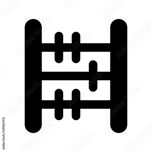 abacus glyph icon © Saepul