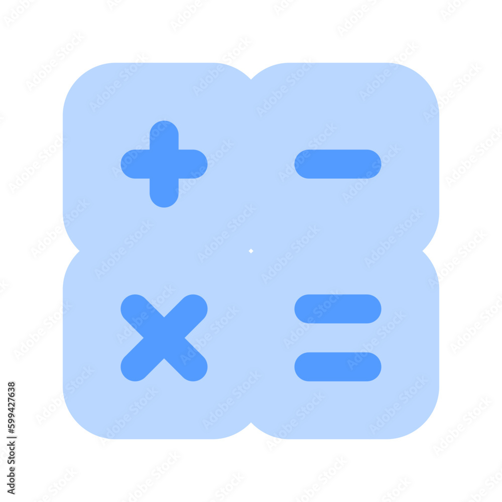 calculator duotone icon