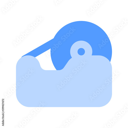 tape dispenser duotone icon