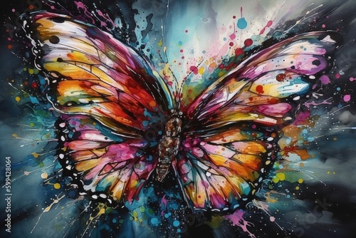 background with butterfly