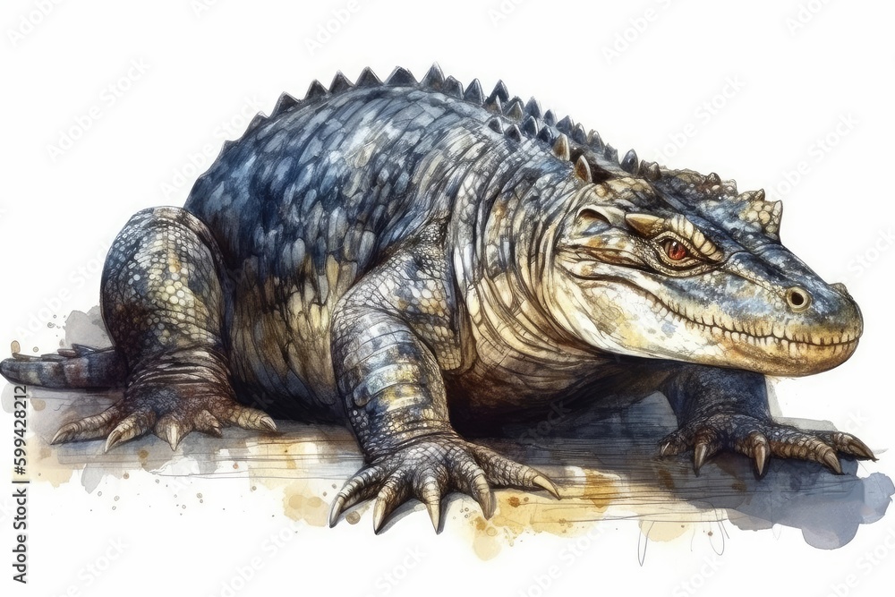 alligator in a zoo alligator in a zoo