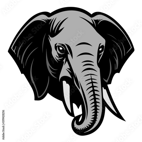 elephant vector illustration for logo 