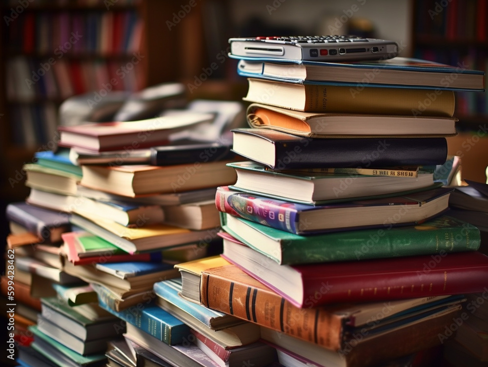 stack of books stack of books