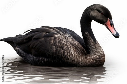 Fototapeta Naklejka Na Ścianę i Meble -  black and white swan