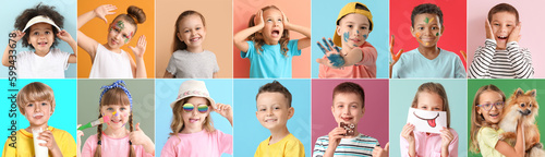 Collection of different ado...