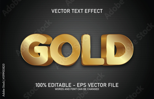 Gold 3d Text Effect