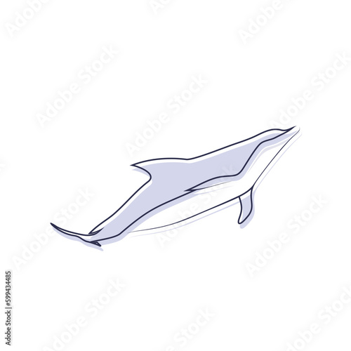 dolphin fish icon