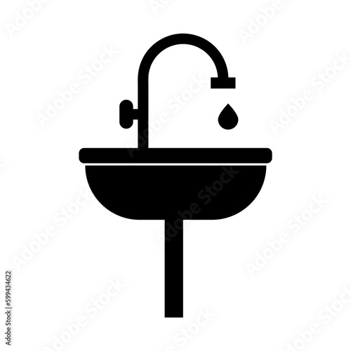 Sink icon,vector illustration. sink icon illustration isolated on White background