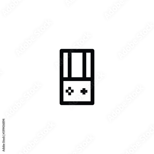 game boy icon vector illustration