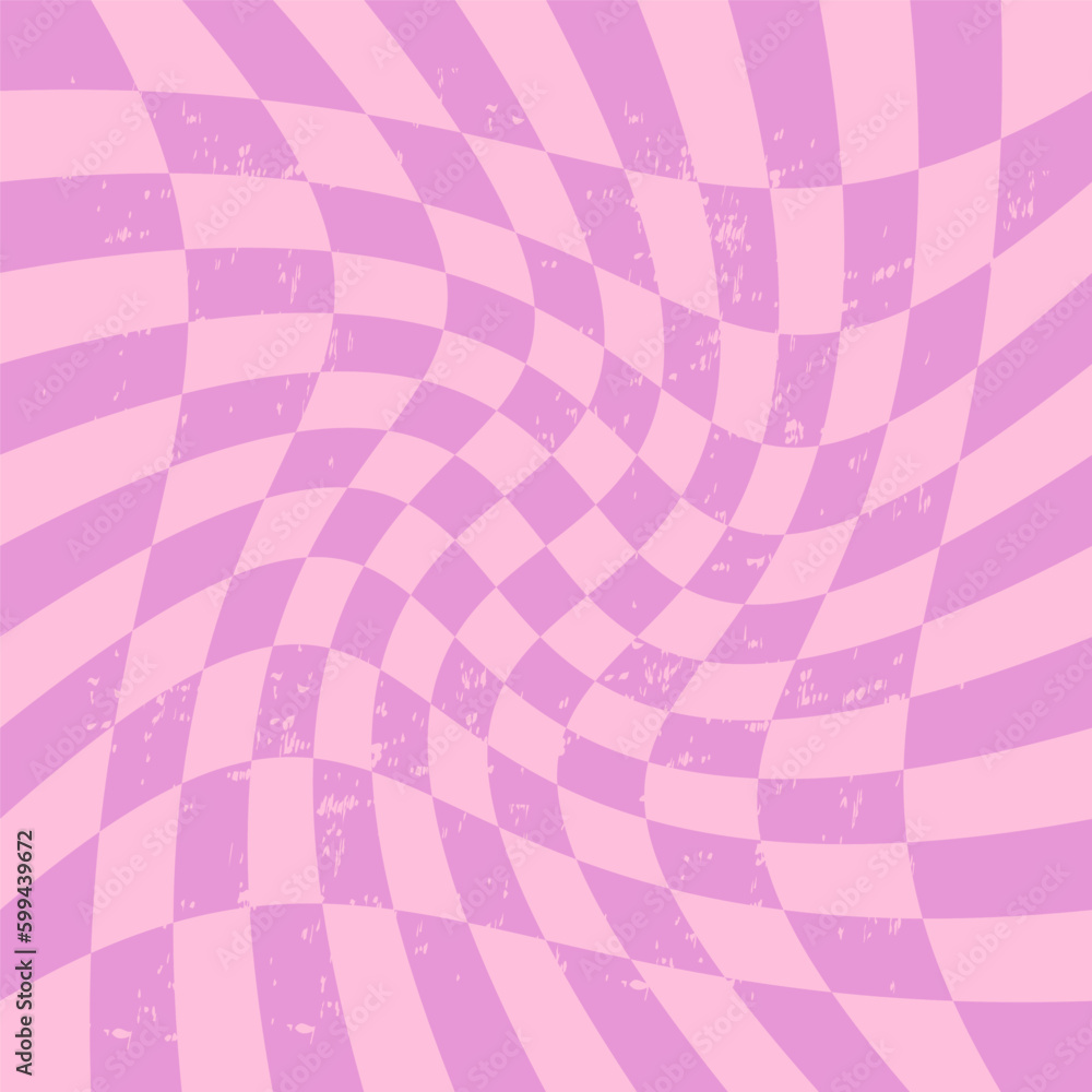 Groovy and retro boho cute checkerboard pattern Groovy and retro boho cute checkerboard pattern