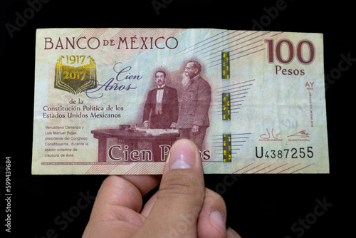 Naklejka bill of the hundredth anniversary of the Mexican Constitution of 1917