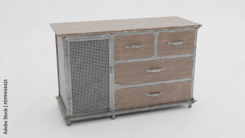 wooden drawer isolated on white background. wooden drawer isolated on white background.