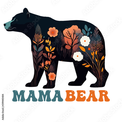 Black Bear T-Shirt Vector Design

The Black Bear T-Shirt Vector Design features a stunning depiction of a mother black bear adorned with a variety of colorful and intricate flowers. 