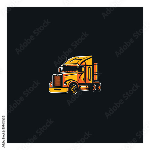 Trucking Apparel strong and power full logo simple and modern logo