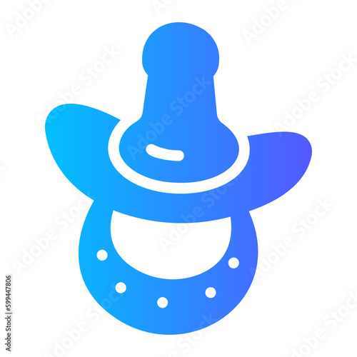 pacifier gradient icon